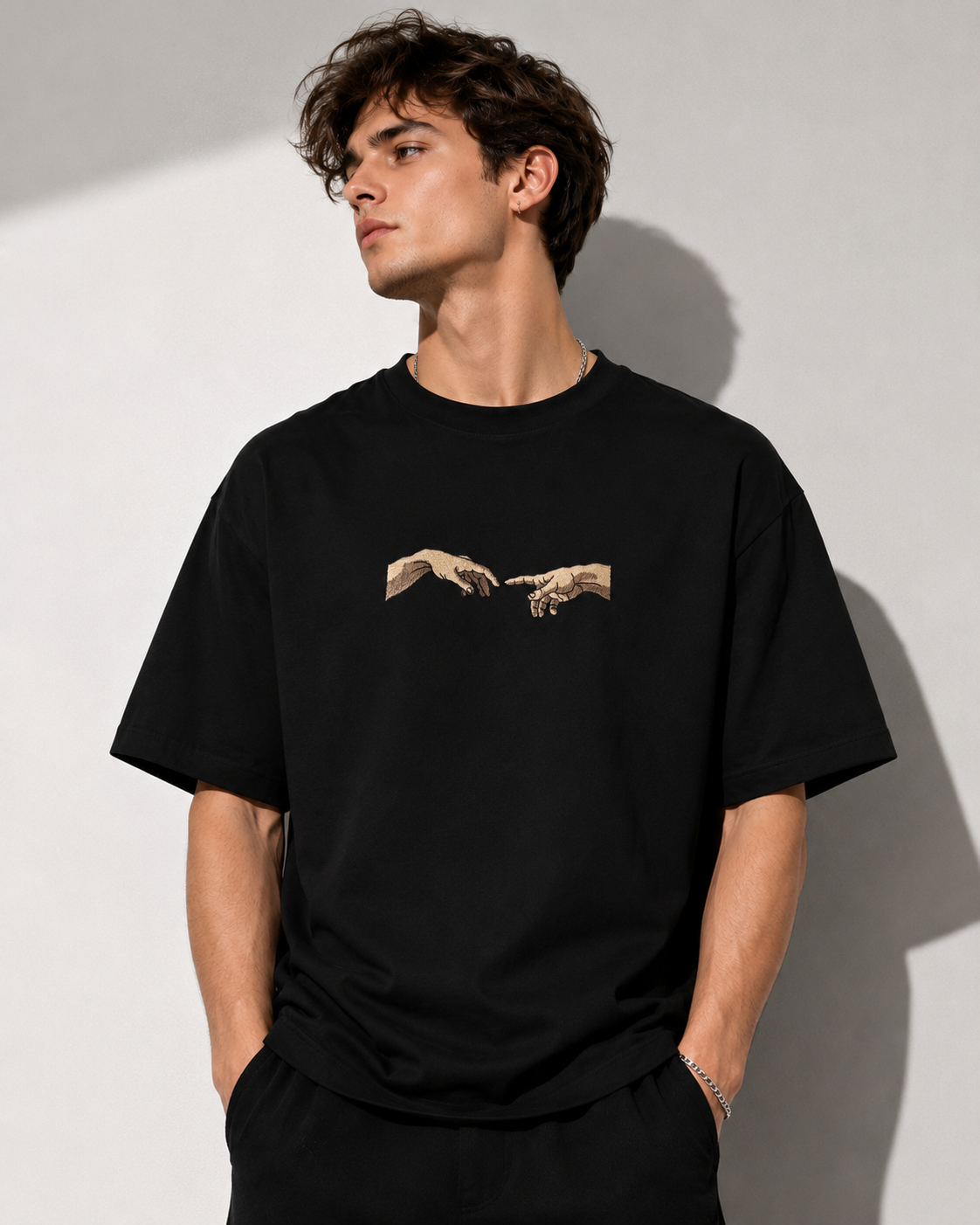Unisex Oversized divine touch T-shirt